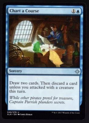 Chart a Course 048/279 Non Foil Uncommon Ixalan Magic The Gathering NM - Image 1 of 2