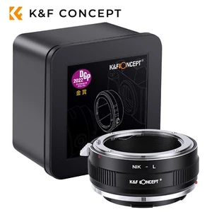 K&F Concept Lens Adapter For Nikon F Mount Lens to L Mount Leica SL SL2 Camera - Picture 1 of 10