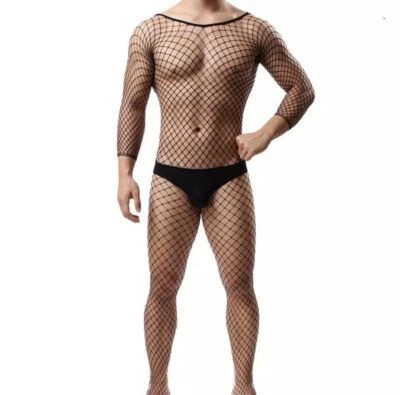 Bodystocking Bodysuit Dessous Strumpfhose Catsuit Sexy Männer Herren Unterwäsche - Bild 1 von 4