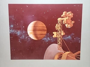Artists Concept Color Photo Voyager Spacecraft Close look Jupiter JPL JRR1 - Picture 1 of 6