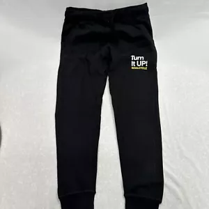 SOUL CYCLE NYC SWEATS SWEAT PANTS JOGGERS BLACK UNISEX LARGE TURN IT UP! SPIN - Picture 1 of 10