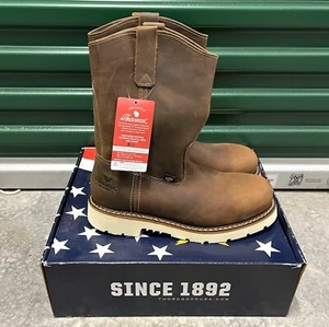 Thorogood Hombres Talla 9.5 D 804-4372 Acero EH Botas Punta de Seguridad 11” Wellington EE. UU. NUEVAS - Imagen 1 de 10
