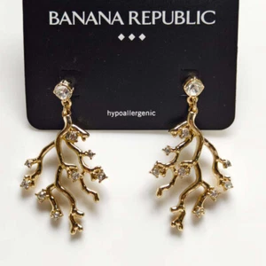 New Banana Republic Branch Drop Earrings Gift Fashion Lady Party Holiday Jewelry - Picture 1 of 3