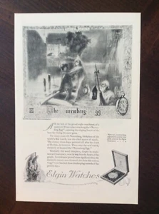 1920 vintage Original ad Elgin Watches The Nuremberg Egg fantastic condition - Picture 1 of 1
