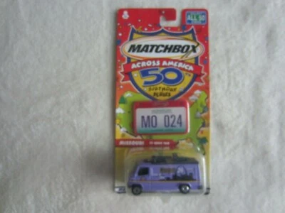 2001 Mattel Matchbox Across America:  Missouri TV News Van NIP - Image 1 of 3