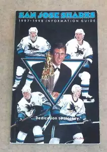 SAN JOSE SHARKS NHL HOCKEY MEDIA GUIDE - 1997 1998 - NEAR MINT - Picture 1 of 1
