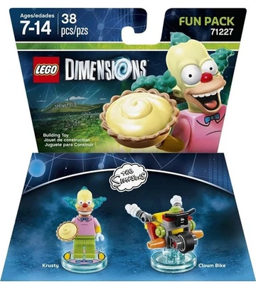 71227 LEGO Dimensions Fun Pack Krusty the Clown New In-Box SEALED - Image 1 of 4