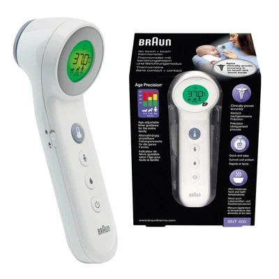 Braun Sensian 7 (BNT400WE), weiß | Kontaktloses Stirnthermometer WIE NEU - Bild 1 von 4