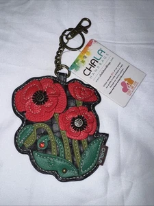 Chala - Red Poppy - Key Fob / Coin Purse - 806RP0 - Picture 1 of 7