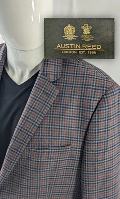 Blazer Abrigo Deportivo Austin Reed Para Hombres Dos Botones Informal Traje Chaqueta Mezcla de Lana 44R  Foto 1 de 4