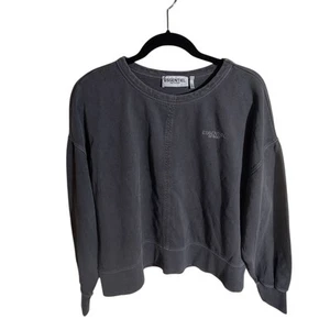 Essentials Antwerp Sweatshirt Organic Cotton Gray Size 2 US 8 - Picture 1 of 7