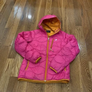 Chaqueta acolchada con capucha Glacier rosa/naranja para mujer PEAK PERFORMANCE talla M - Imagen 1 de 9