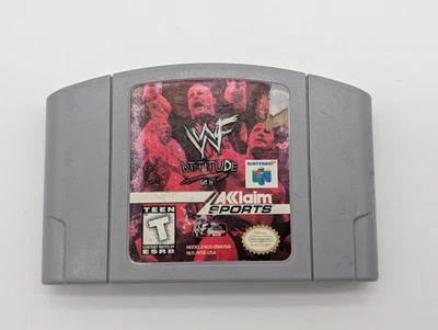 WWF Attitude Nintendo 64 N64 - Carro auténtico solo probado y funcionando Foto 1 de 3
