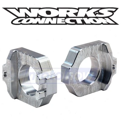 Works Connection Elite Axle Blocks for 2003-2008 Yamaha YZ450F - Drive Axle mi Foto 1 de 4