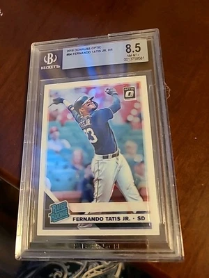 Donruss Optic RR 2019 Fernando Tatis Jr RC BGS 8,5 #84 San Diego Padres  Foto 1 de 3