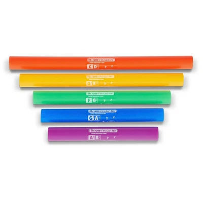 Boomwhackers 5-Note Chromatic Set (Upper Octave) Tuned Percussion Tubes - Image 1 of 2