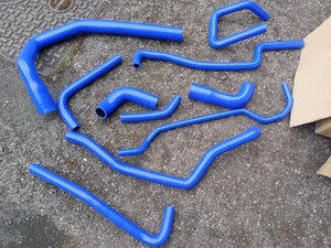 MG ZT / Rover 75 260 4.6 V8 - FULL Set Of Blue Silcone Coolant Hoses NEW - Picture 1 of 4
