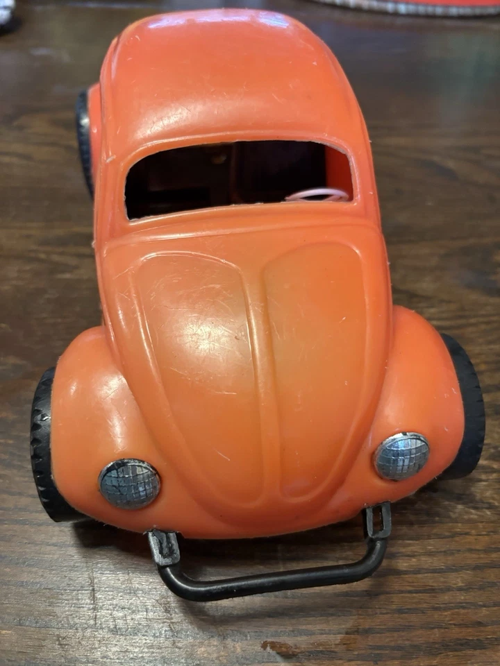 De colección Hecho en Brasil Estrela VW 'Bug' Volkswagen Naranja Plástico Escarabajo Foto 1 de 4