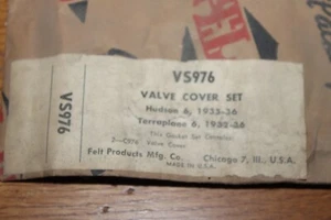 NOS Fel Pro Valve Cover Set VS976 1935 -1936 Hudson 6, 1932-1936 Terraplane 6  - Bild 1 von 3
