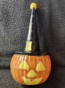 Mamas Form orange Keramik Kürbis Hexenhut - Bild 1 von 6