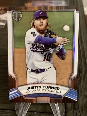 JUSTIN TURNER 2022 Topps Tribute Dodgers MINT - Image 1 of 2