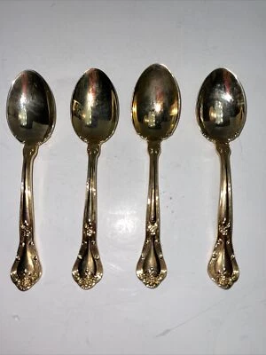 Набор из 4 чайных ложек Godinger Gold Electroplate Grand Master - Изображение 1 из 4