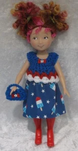 Passend für 9" FANCY NANCY Madame Alexander #65 Kleidung, Top, Rock, Handtasche Set - Bild 1 von 3