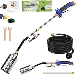 Propane Torch Weed Burner Kit High Output 2,400,000 BTU With 12.5FT Hose Heavy D - Picture 1 of 11