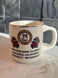 Vintage 1978 Rose Bowl Classic Mug (U of Washington v U of Michigan) - Picture 1 of 6