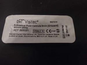 BVI subretinal fluid cannula 6mm Blade with free shipping USA - Picture 1 of 2