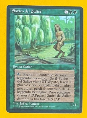 MTG WILLOW SATYR (Italian) Legends (OldManMTG 008-882) - Image 1 of 3