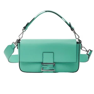 FENDI X TIFFANY & CO. LEDER TIFFANY BLAU & SILBER BAGUETTE TASCHE MEDIUM - Bild 1 von 10