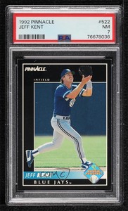1992 Pinnacle Jeff Kent #522 PSA 7 Rookie RC