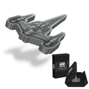 Star Wars N-1 Starfighter Niue 10 dollars 2023 3 oz silver coin silber muenze PP - Picture 1 of 8