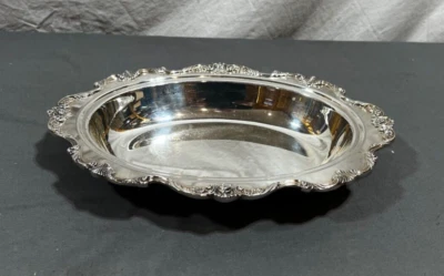 Plato para servir vintage Wallace Royal Rose 9801 8-1/2" x 12" plateado EXCELENTE Foto 1 de 4