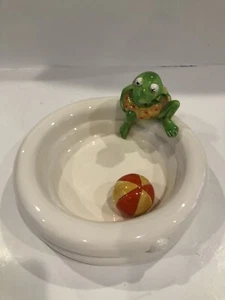 Vintage Jim Henson Kermit der Frosch Tastesetter Keramik Schwimmbadschale EUC - Bild 1 von 12