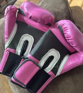 Gebrauchte Everlast Pro Style Elite 12oz Tasche Training Boxhandschuhe Sparring Pink - Bild 1 von 3