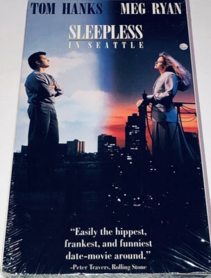 Sleepless In Seattle Tom Hanks Meg Ryan New Sealed Movie Vhs 44S - Image 1 of 4