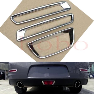 3xFor Chevrolet Malibu 2011-14 Car Left+Right+Middle Taillight ABS Silvery Frame - Picture 1 of 2
