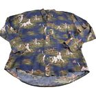Gant Chelsea Twill Button Down Shirt Men's size Large Hunters Pointer Dogs