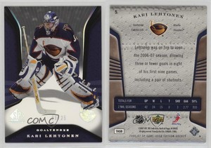 2006-07 SP Game Used Edition Rainbow /25 Kari Lehtonen #5