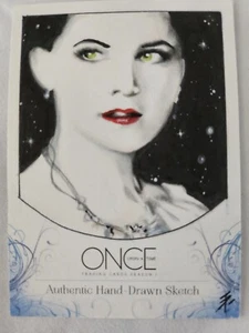 Once Upon A Time Cryptozoic Sketch 1/1 Tim Proctor Snow White Trading Card Art - Picture 1 of 3