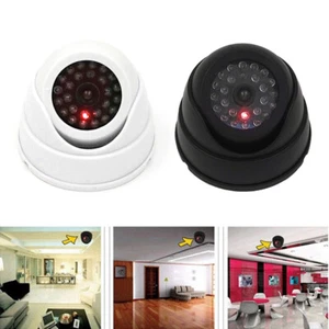 Dummy Fake Imitation Dome CCTV Security Surveillance Camera LED LightJcVNzk - Picture 1 of 14
