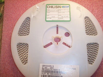 QTY (2500) SBY322513T-600Y-S CHILISIN 1210 60 Ohm SMD MULTILAYER FERRITE BEADS   - Image 1 of 4
