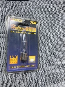 Satco S3432 1/Card 120V 75-Watt T4 DC Bayonet Base Light Bulb, Clear - Picture 1 of 2