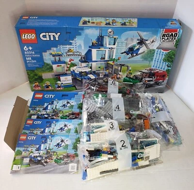 Lego City: Police Station 60316 100% Completo Incluye Minifiguras Manuales Caja  Foto 1 de 4