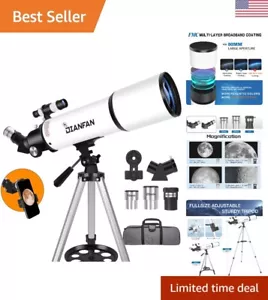 Telescope,80mm Aperture 600mm Telescopes for Adults Astronomy,Fully Mult-Coat... - Picture 1 of 7