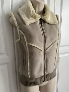 Alfani Petite Large Polyester Sleeveless Jacket Vest Front Zipper Fleecey Collar - Picture 1 of 12