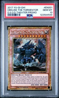 Yugioh Obelisk The Tormentor MVPC-EN001 Limited Edition Gold Secret Rare PSA 10 - Image 1 of 2