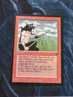 Winds of Change Legends MTG Magic the Gathering NM - Image 1 of 2